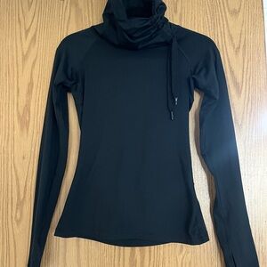 Nike Running Thermal Black Long Sleeve Turtleneck Top